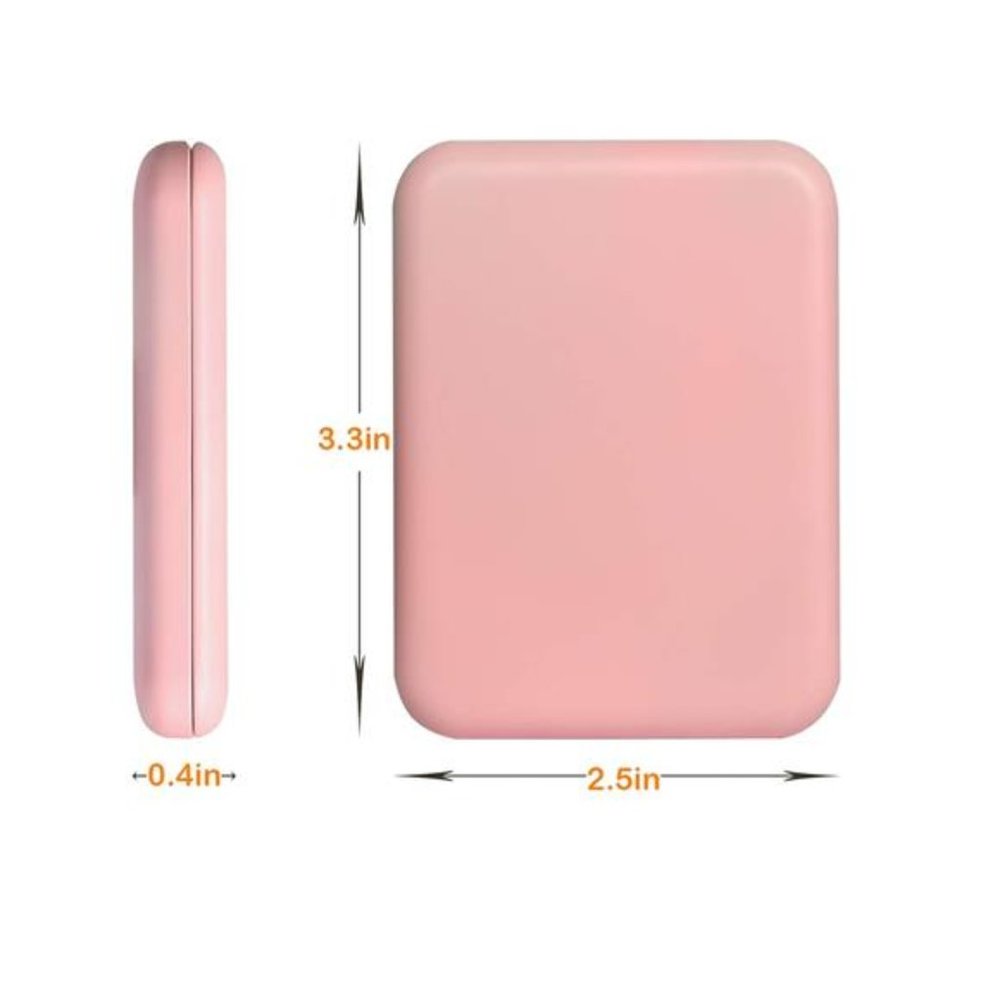 Pocket Mirror, 🌺 Magnification Travel Makeup Mirror 🌺with Light 2-Sided,🦋🎀 - Picture 5 of 5